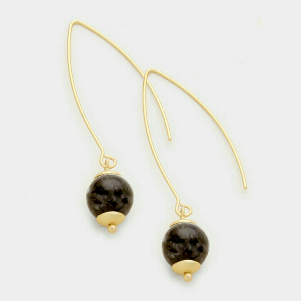 Semi Precious Stone Earrings